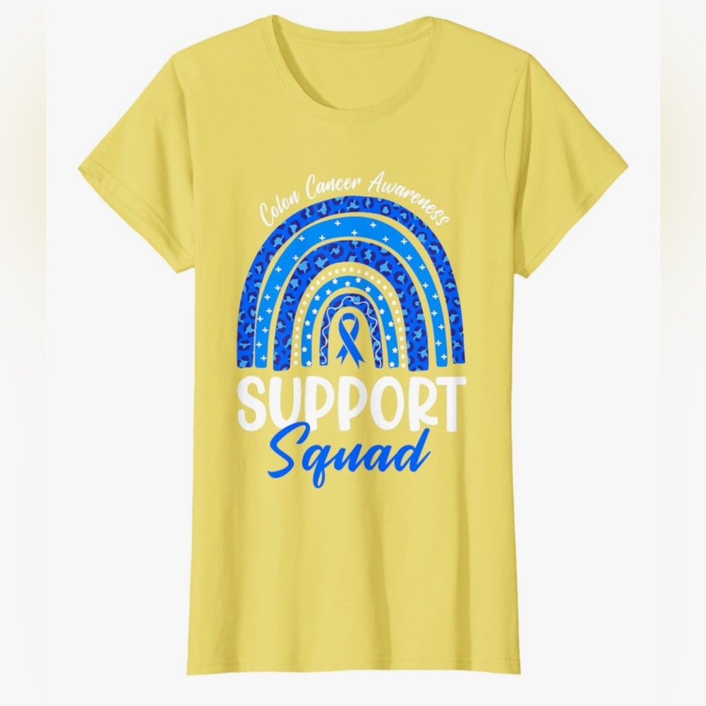 Colon Cancer Awareness Women’s Custom Graphic T shirt
